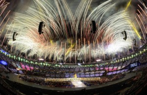 ロンドンオリンピック花火